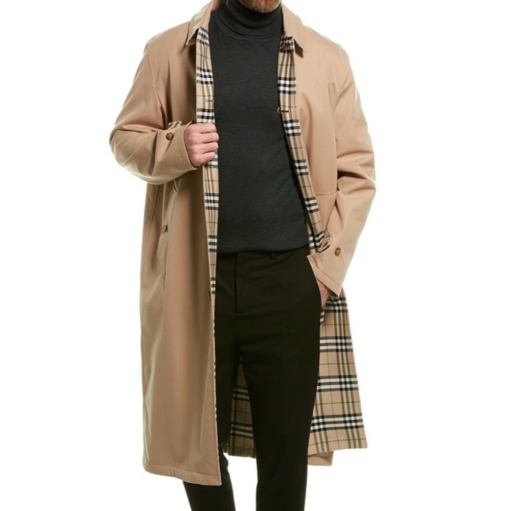 Burberry Vintage Men’s Long Trench Coat